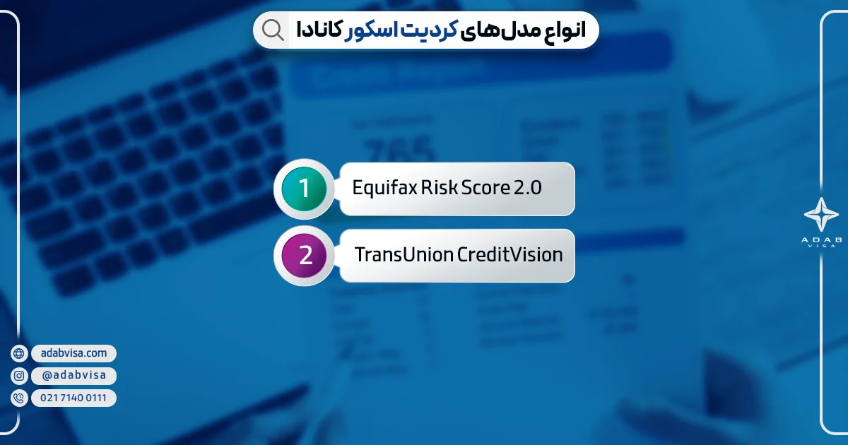 انواع مدل های کردیت اسکور کانادا | ادب ویزا