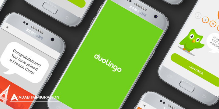 1- دولینگو (Duolingo)