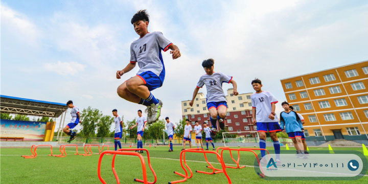 3- تحصیل در رشته تربیت بدنی در چین