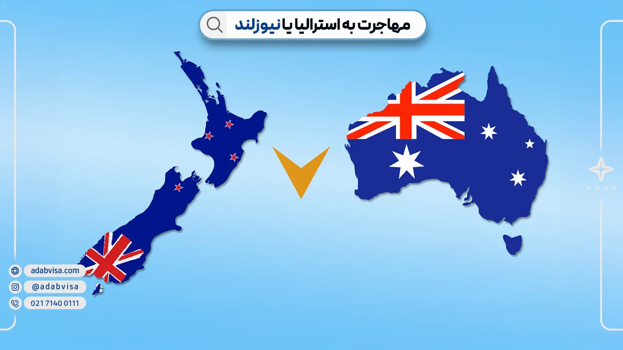 مهاجرت به استرالیا یا نیوزلند؟ | ادب ویزا