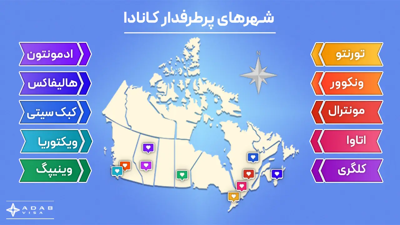 استان‌های پرطرفدار کانادا برای مهاجرت کدامند؟