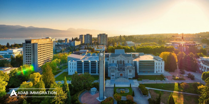 تاریخچه دانشگاه بریتیش کلمبیا کانادا