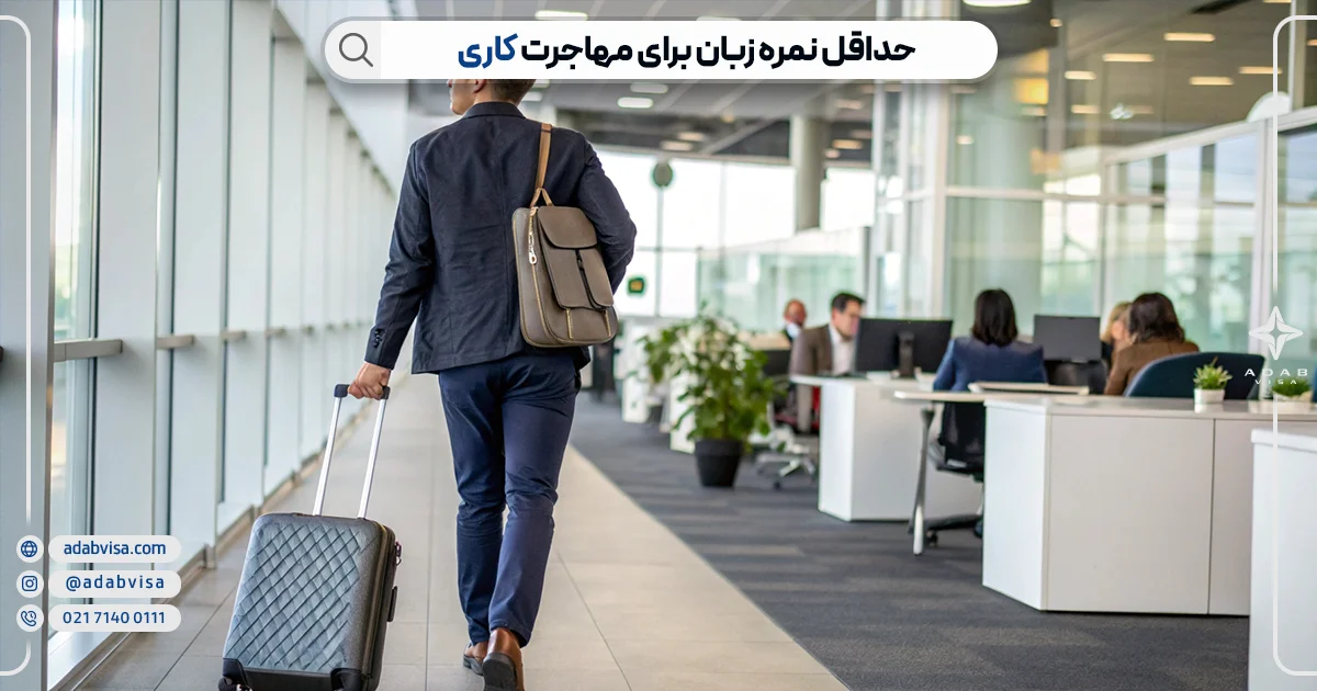 حداقل نمره مورد نیاز برای مهاجرت کاری | ادب ویزا