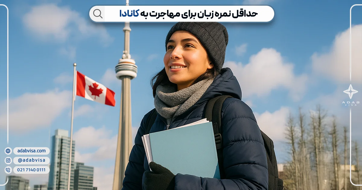 حداقل نمره زبان برای مهاجرت به کانادا | ادب ویزا