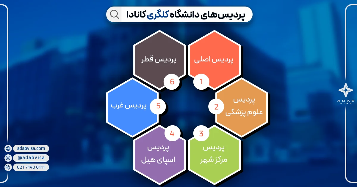 پردیس‌های دانشگاه کلگری کانادا 